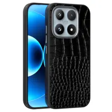 ABEEL - ABEEL Xiaomi 17 Mobilskal MagSafe Kompatibel &Auml;kta L&auml;der Svart