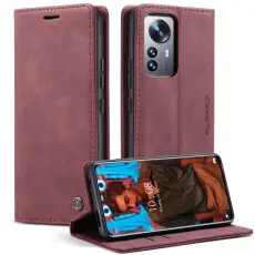Caseme - CASEME 013 Series Fodral f&ouml;r Xiaomi 12 Pro 5G - Vinr&ouml;d