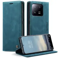 Caseme - CASEME 013 Series Xiaomi 13 Pro 5G Konstl&auml;der Pl&aring;nboksfodral Bl&aring;