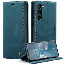 Caseme - CASEME 013 Pl&aring;nboksfodral f&ouml;r Samsung Galaxy S23 - Bl&aring;