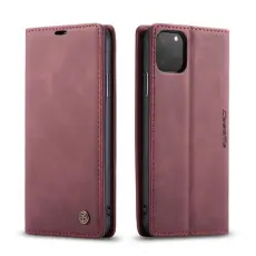 Caseme - CASEME 013 Wallet Case iPhone 11 Pro 5.8 tum Läder Röd