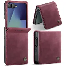 Caseme - CASEME 033 Fodral f&ouml;r Samsung Galaxy Z Flip7 5G R&ouml;d