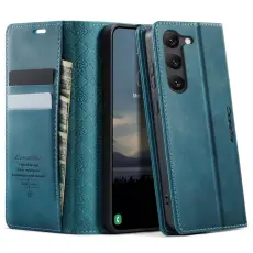Caseme - CASEME 033 Fodral till Samsung Galaxy S23+ RFID-Skydd Gr&ouml;n