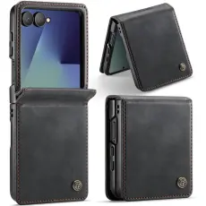 Caseme - CASEME 033 Mobilskal till Samsung Galaxy Z Flip7 5G RFID Blocker Svart