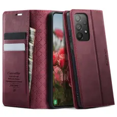 Caseme - CASEME 033 Skal f&ouml;r Samsung Galaxy A33 5G RFID Blocker R&ouml;d