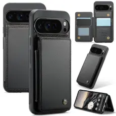 Caseme - CASEME C22 Fodral f&ouml;r Google Pixel 9 Pro XL - Konstl&auml;der Svart