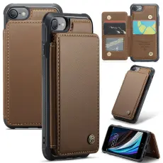 Caseme - CASEME C22 Fodral f&ouml;r iPhone 6/6s/7/8/SE (2020/2022) - Brun
