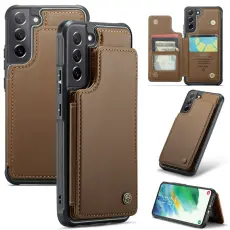 Caseme - CASEME C22 Fodral f&ouml;r Samsung Galaxy S21 FE 5G - Brun