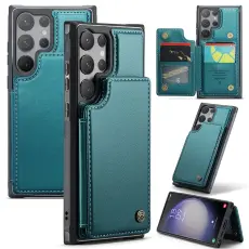 Caseme - CASEME C22 Fodral f&ouml;r Samsung Galaxy S22 Ultra 5G - Gr&ouml;n