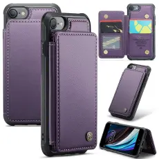 Caseme - CASEME C22 Fodral i Konstl&auml;der f&ouml;r iPhone 6/6s/7/8/SE 2020/2022 Lila