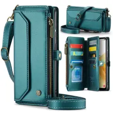 Caseme - CASEME Pl&aring;nboksfodral Konstl&auml;der f&ouml;r Samsung Galaxy A33 5G - Gr&ouml;n