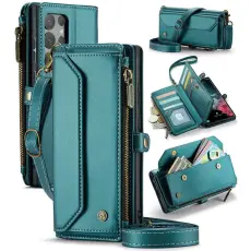 Caseme - CASEME C36 L&auml;derfodral f&ouml;r Samsung Galaxy S22 Ultra 5G - Gr&ouml;n