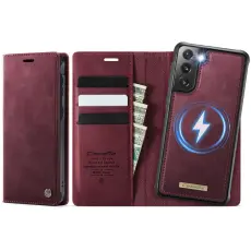 Caseme - CASEME C49 Fodral f&ouml;r Samsung Galaxy S21 5G/4G - R&ouml;d