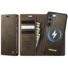 Caseme - CASEME C49 Fodral för Samsung Galaxy S23 MagSafe Kaffe