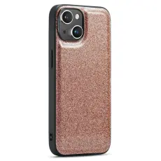 DG.MING - DG.MING Mobilskal till iPhone 13 Glitter PU L&auml;der+PC+TPU Guld
