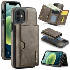 DG.MING - DG.MING M6 Series Mobilskal till iPhone 12/12 Pro Magnetiskt Brun