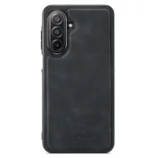 DG.MING - DG.MING Samsung Galaxy A17 5G Mobilskal PU L&auml;der Svart