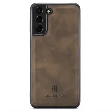 DG.MING - DG.MING Samsung Galaxy S24 Skal PU L&auml;der Coated - Kaffe