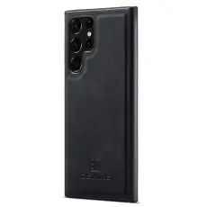 DG.MING - DG.MING Mobilskal till Samsung Galaxy S25 Ultra PU L&auml;der Svart