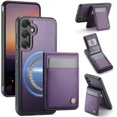 JEEHOOD - JEEHOOD J06 Konstl&auml;der fodral till Samsung Galaxy A15 5G - Lila