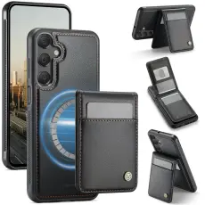 JEEHOOD - JEEHOOD J06 Konstl&auml;der fodral till Samsung Galaxy A15 5G - Svart