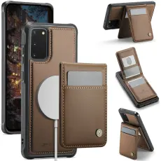 JEEHOOD - JEEHOOD J06 Mobilskal f&ouml;r Samsung Galaxy S20 FE MagSafe - Brun