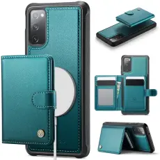 JEEHOOD - JEEHOOD J09 Fodral f&ouml;r Samsung Galaxy S20 FE RFID-Skydd Gr&ouml;n