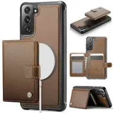 JEEHOOD - JEEHOOD J09 Fodral f&ouml;r Samsung Galaxy S21 FE 5G - Brun