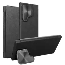 Nillkin - NILLKIN Qin Prop Series Mobilskal till Samsung Galaxy S24 Svart