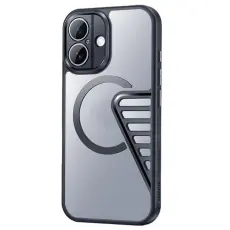 XUNDD - XUNDD XDD-0007 iPhone 16 Skal MagSafe TPU+PC Matt Svart