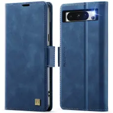 AUTSPACE - AUTSPACE Google Pixel 8 Pro Fodral KonstL&auml;der - Bl&aring;