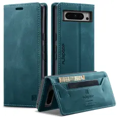 AUTSPACE - AUTSPACE Google Pixel 8 Pro Wallet Fodral KonstL&auml;der - Bl&aring;