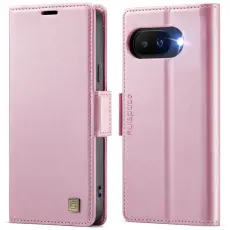 AUTSPACE - AUTSPACE Google Pixel 9a Fodral - KonstL&auml;der - Retro - Rosa