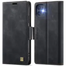 AUTSPACE - AUTSPACE iPhone 11 Fodral Retro Konstl&auml;der - Svart - RFID-Skydd