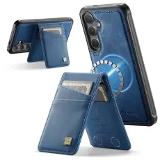 AUTSPACE - AUTSPACE Samsung Galaxy S25 Fodral Äkta läder - Blå