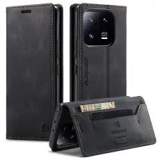 AUTSPACE - AUTSPACE Xiaomi 13 Pro 5G Wallet Fodral KonstL&auml;der - Svart