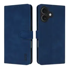 AZNS - AZNS iPhone 17 Pl&aring;nboksfodral Konstl&auml;der - Bl&aring;