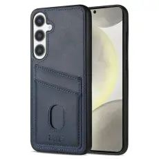 AZNS - AZNS K1 Series Samsung Galaxy S25 Fodral KonstL&auml;der - Bl&aring;