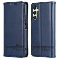 AZNS - AZNS Samsung Galaxy A16 Fodral Äkta läder - Blå