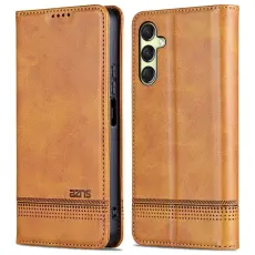 AZNS - AZNS Samsung Galaxy A16 Fodral Äkta läder - Brun