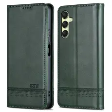AZNS - AZNS Samsung Galaxy A16 Fodral Äkta läder - Grön