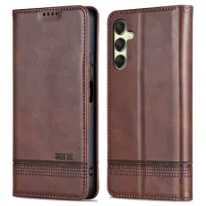 AZNS - AZNS Samsung Galaxy A16 Fodral Äkta läder - Kaffe