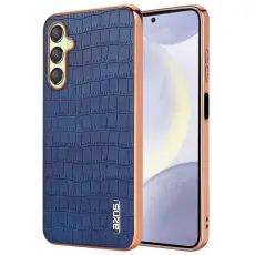 AZNS - AZNS Samsung Galaxy A16 Fodral Electroplating Krokodil PU+TPU - Blå