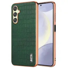AZNS - AZNS Samsung Galaxy A16 Fodral Electroplating Krokodil PU+TPU - Grön