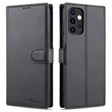 AZNS - AZNS Samsung Galaxy A52 4G/5G Fodral Äkta läder - Svart