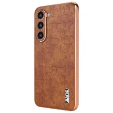 AZNS - AZNS Samsung Galaxy S23 Fodral Crocodile PU+TPU - Brun