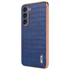 AZNS - AZNS Samsung Galaxy S23 Fodral Crocodile Textur PU+TPU - Bl&aring;