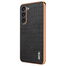 AZNS - AZNS Samsung Galaxy S23 Fodral Crocodile Textur PU+TPU - Svart