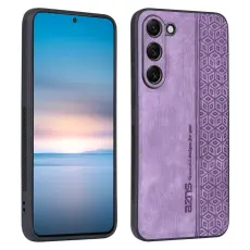 AZNS - AZNS Samsung Galaxy S23 Fodral KonstL&auml;der - Lila
