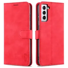 AZNS - AZNS Samsung Galaxy S23 Pl&aring;nboksfodral Konstl&auml;der - R&ouml;d
